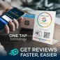 Support Carte NFC Google Review Tap | Augmentez Avis & Classement Google | Compatible iPhone & Android (1 Grand)